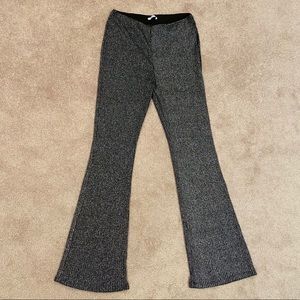 ZARA Black Sparkly Flared Pants